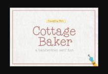 Cottage Baker Poster 1