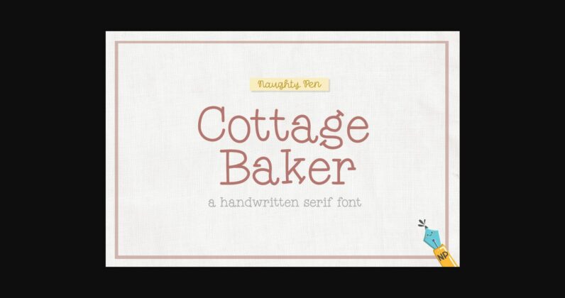Cottage Baker Poster 1