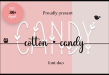 Cotton Candy Font Poster 1