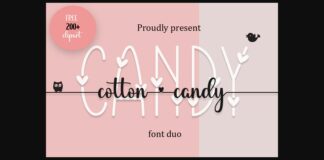 Cotton Candy Font Poster 1