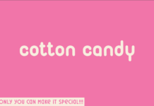 Cotton Candy Font Poster 1