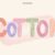 Cotton Font