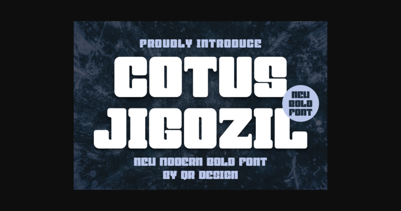 Cotus Jigozil Font Poster 3