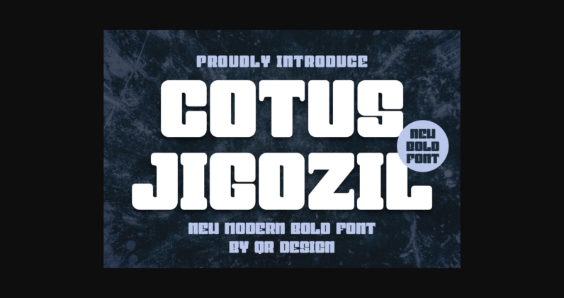 Cotus Jigozil Font Poster 1