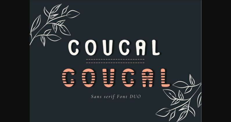 Coucal Font Poster 3
