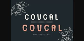 Coucal Font Poster 1