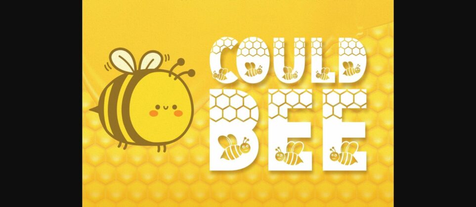 Could Bee Font Poster 3