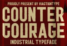 Counter Courage Font Poster 1
