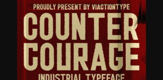 Counter Courage Font Poster 1