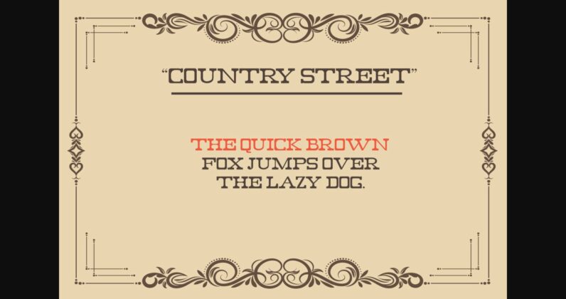 Country Street Poster 9