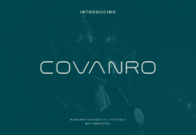 Covanro Font Poster 1