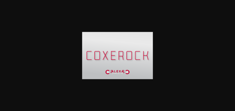 Coxerock Font Poster 3