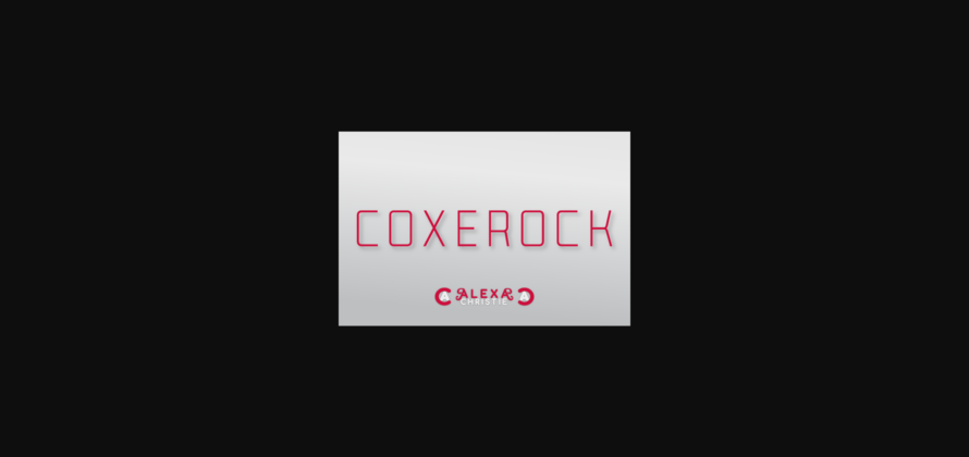 Coxerock Font Poster 1