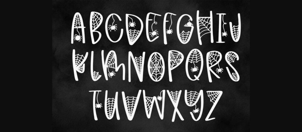 Cozy Spider Font Poster 6