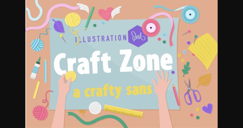 Craft Zone Font Poster 3