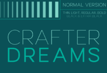 Crafter Dreams Font Crafter Dreams Font Poster 1