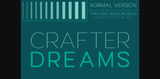 Crafter Dreams Font Poster 1