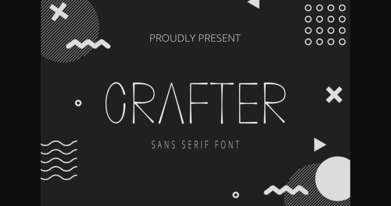 Crafter Font Poster 3