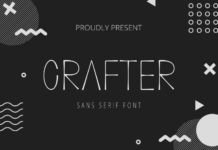 Crafter Font Crafter Font Poster 1