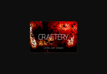 Craftery Extra Light Font Poster 1