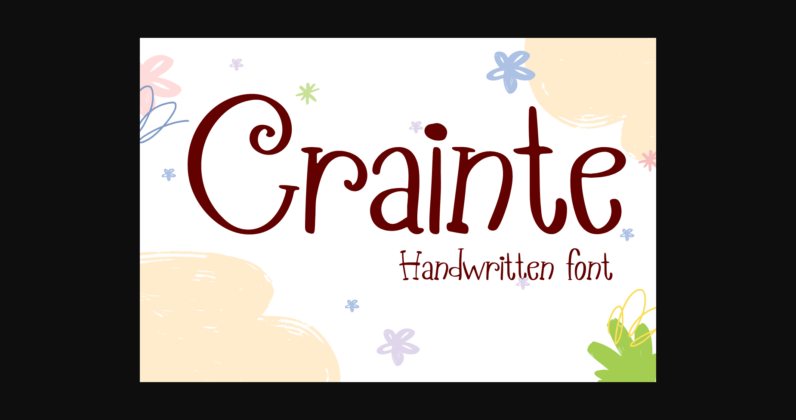 Crainte Font Poster 3