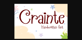 Crainte Font Poster 1