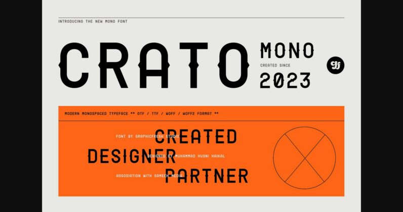 Crato Mono Font Poster 3