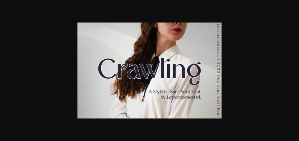 Crawling Font Poster 3