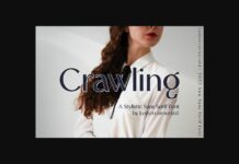 Crawling Font Poster 1