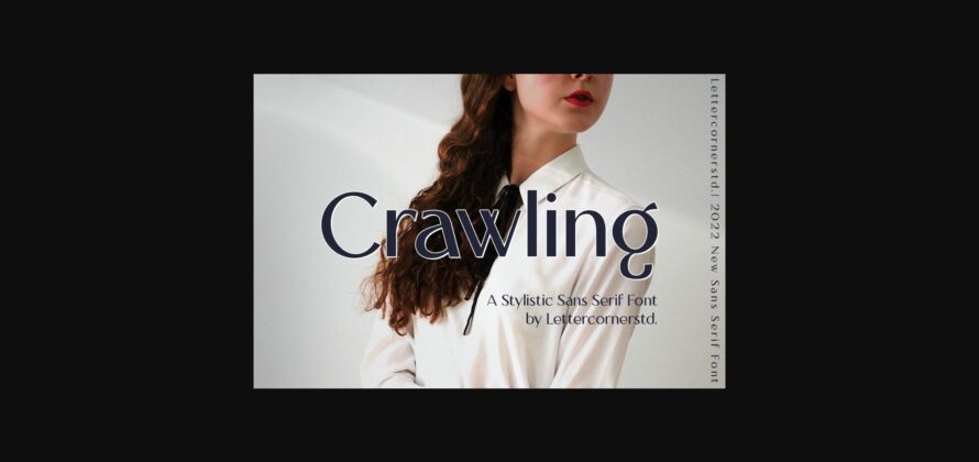 Crawling Font Poster 1