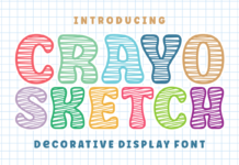 Crayo Sketch Font Poster 1