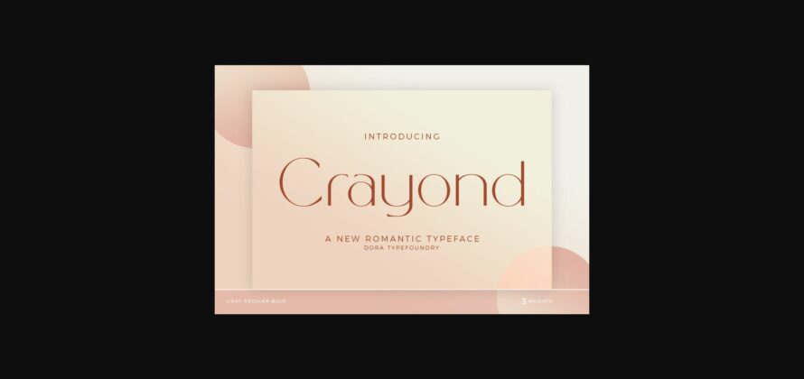 Crayond Font Poster 3