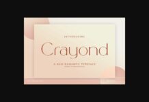 Crayond Font Poster 1