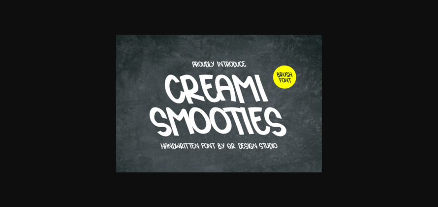 Creami Smooties Font Poster 1