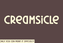 Creamsicle Font Poster 1