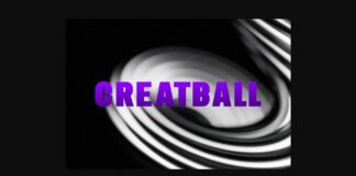 Creatball Font Poster 1