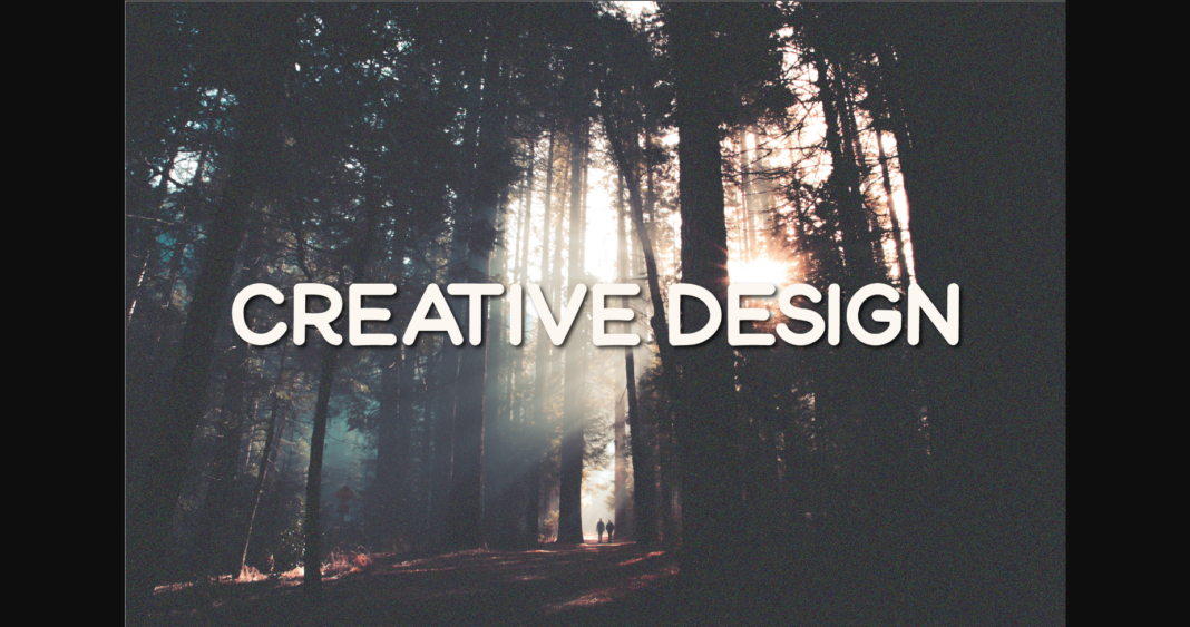 Creative Design Font Poster 1