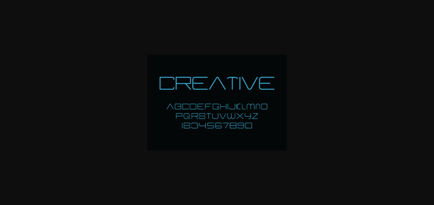 Creative Font Poster 3