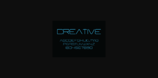 Creative Font Poster 1