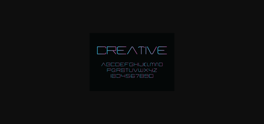 Creative Font Poster 5