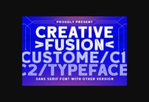 Creative Fusion Font Poster 1