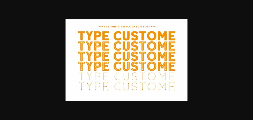 Creative Fusion Font Poster 7