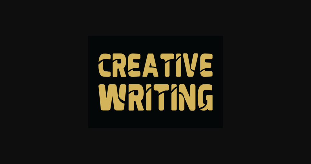 Creative Writing Font Poster 4