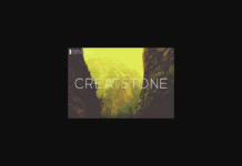 Creatstone Font Poster 1