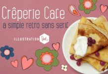 Creperie Cafe Font Poster 1