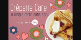 Creperie Cafe Font Poster 1