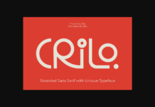 Crilo Font Poster 1