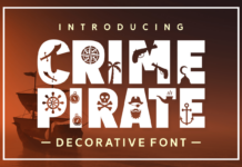 Crime Pirate Font Poster 1