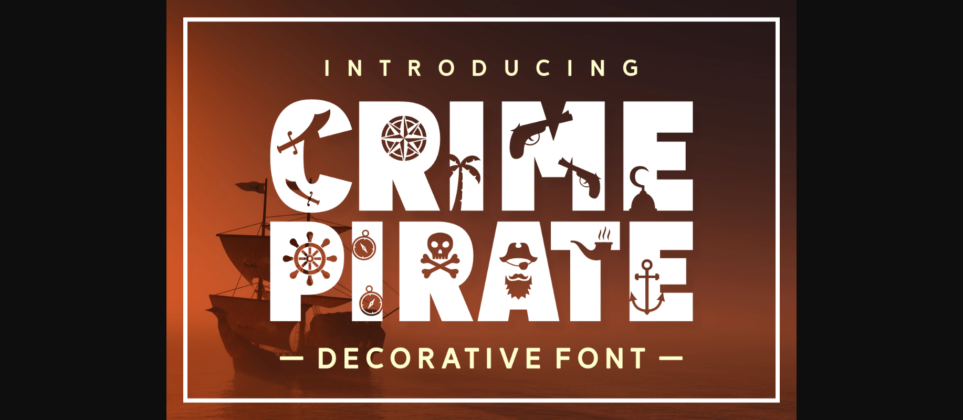 Crime Pirate Font Poster 1