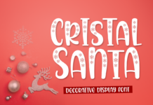 Cristal Santa Font Poster 1